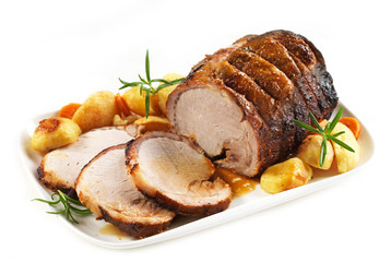 roasted pork