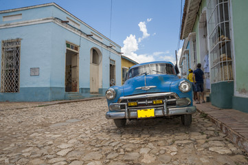 Cuba car in Trinidad
