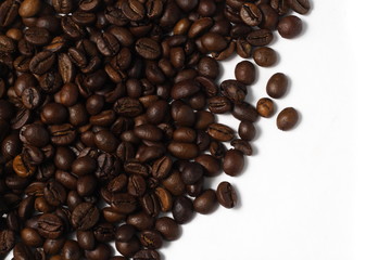 Coffee Beans on white