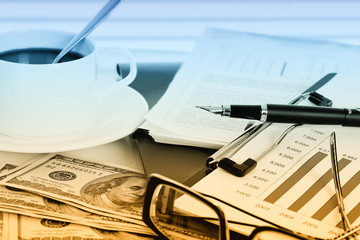 Obraz premium Business accounting