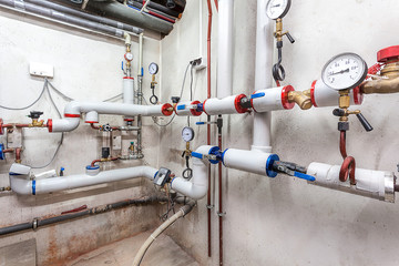 Pipes in the basement