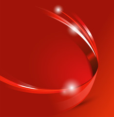 Universal red abstract vector background with 3D effect