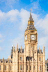 Fototapeta na wymiar House of Parlament i Big Ben w Londynie