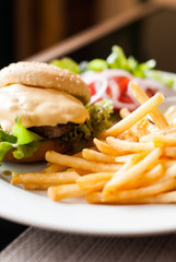 Cheeseburger And Fries