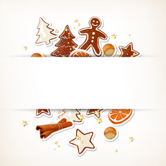 Vector Illustration of a Christmas Background