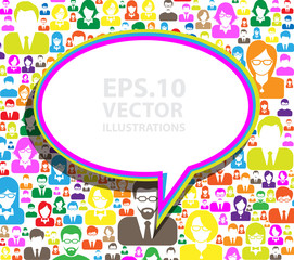 Speech Bubble of Communication