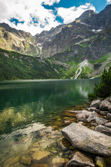 Beautiful lake in Tatra Mountains