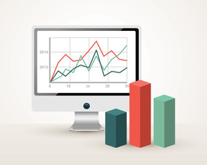 Business growth illustration