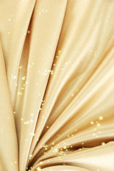 Beautiful silk drape, close up