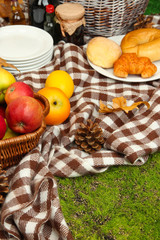 Outdoors picnic close up