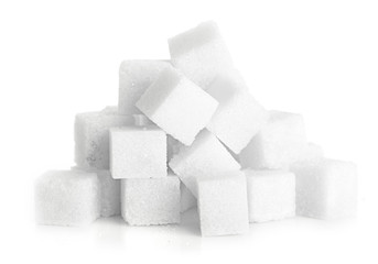 Studio photography of a lump sugar