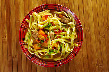oriental uzbek soup lagman