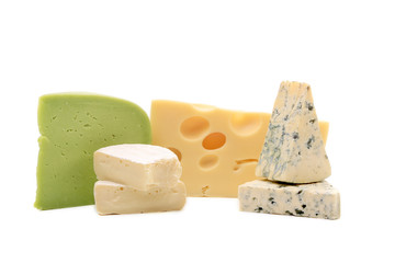Various types of cheese composition