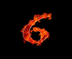 Fototapeta premium Six burning.