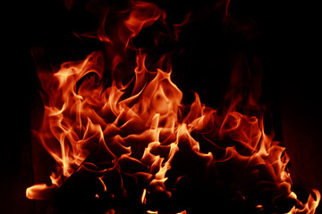 Fototapeta na wymiar Fire flames
