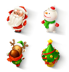 Christmas vector icon set