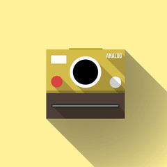 Analog Polaroid Film Retro Camera