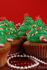 cupcake albero di natale