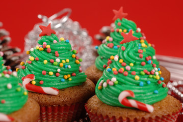 cupcake albero di natale