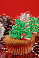 cupcake albero di natale