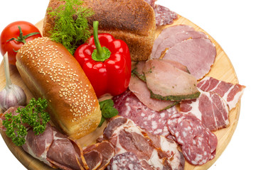 Sausages assortment