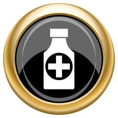 Pills bottle  icon