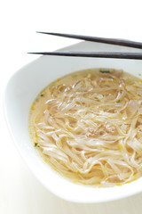 Vietnamese food, rice noodles