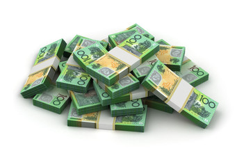 Stack of Australian Dollar - 57946072