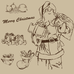 Weihnachtsmann Illustration