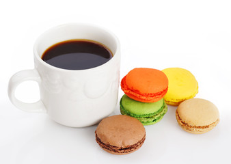 Coffe and macaroons