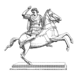 Ancient Greece : Equestrian Statue