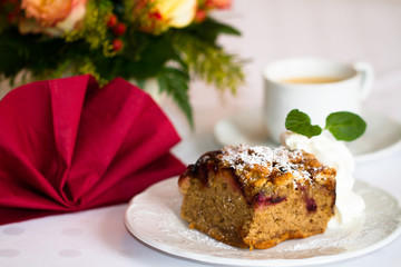 Kaffee und Kuchen Gedeck