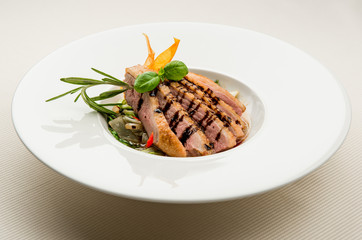Fillet of duck breast