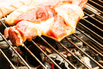 grilled pork