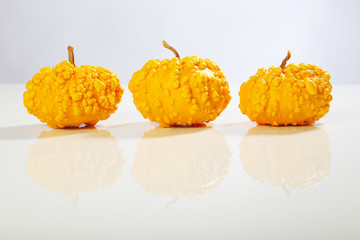 zucca ornamentale gialla