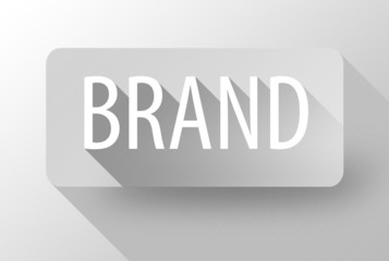 Brand widget and icon 3d illustration flat design