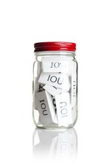 IOU’s in a jar