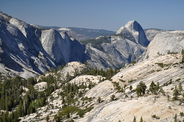 Yosemite valley with Half Dome