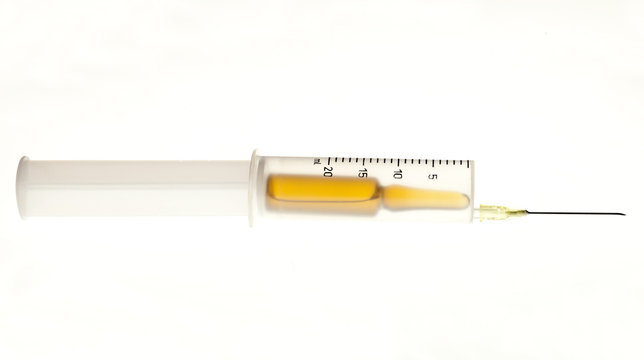 Ampoule in Syringe