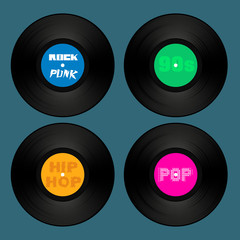 Vinyl collection. Music.