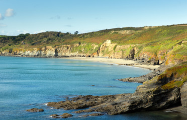 Kenneggy Cove Cornwall England near Praa Sands
