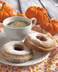 Pumpkin donuts