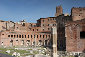 Fototapeta premium Mercati di Traiano a Roma (Trajansforum, Trajan's Forum)