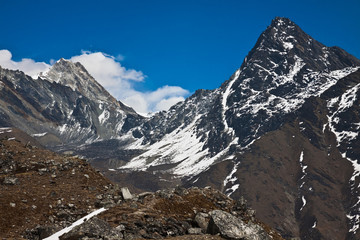 Himalayas landscape. Trek to Everest base camp. Nepal
