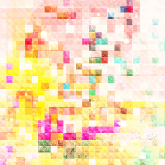 grunge style geometric shapes background