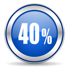 40 percent icon