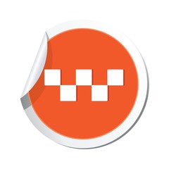 Taxi icon. Vector illustration