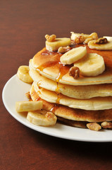 Banana nut pancakes