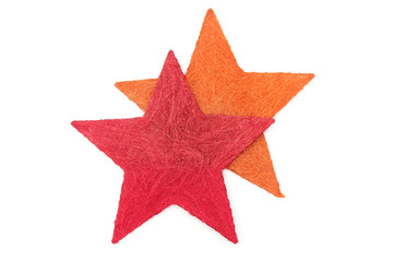 roter und oranger Stern