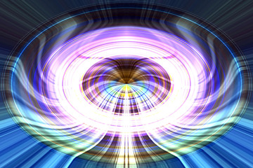 Abstract blue streaked background